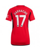 Manchester United Alejandro Garnacho #17 Kotipaita Naisten 2023-24 Lyhythihainen
